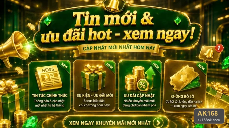 Khuyến Mãi AK168: Tin Mới, Ưu Đãi Và Cách Nhận Diện Thông Báo Giả Mạo – ak168ok.com