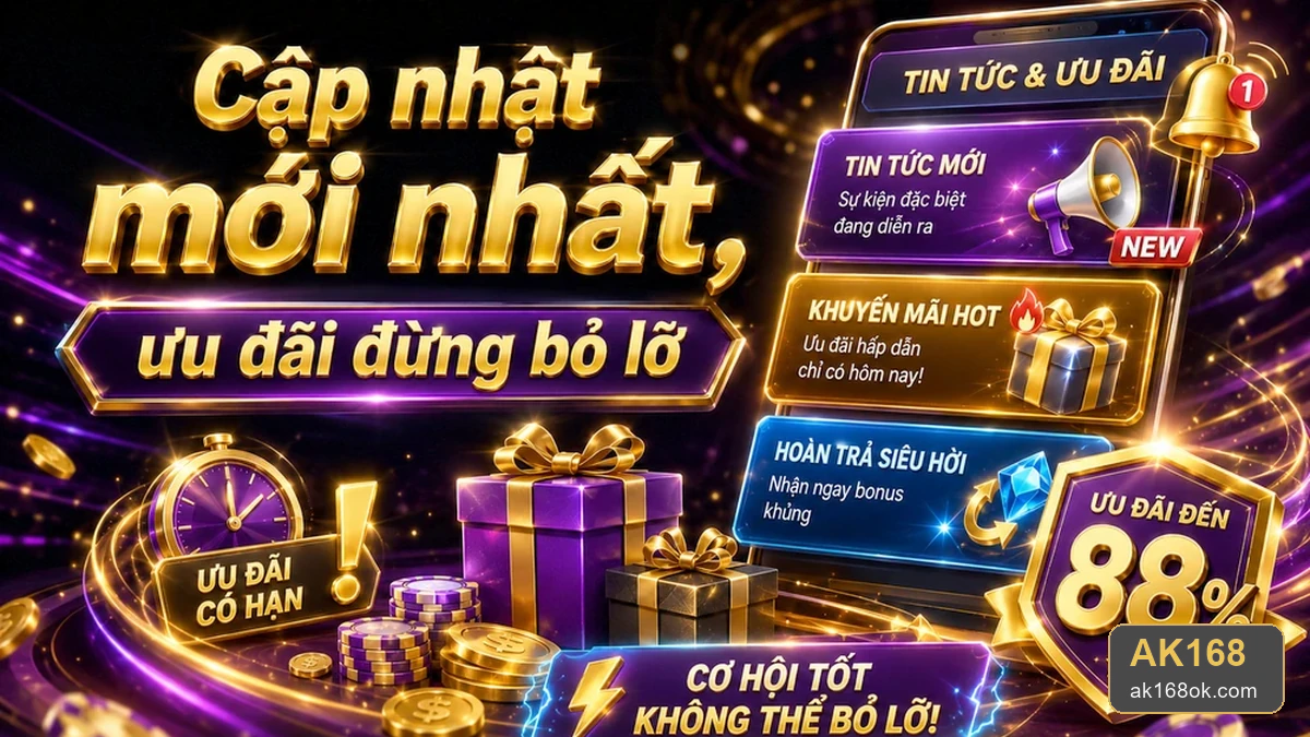 Khuyến Mãi AK168: Đọc Kỹ Điều Kiện Doanh Thu Trước Khi Nhận Ưu Đãi – ak168ok.com