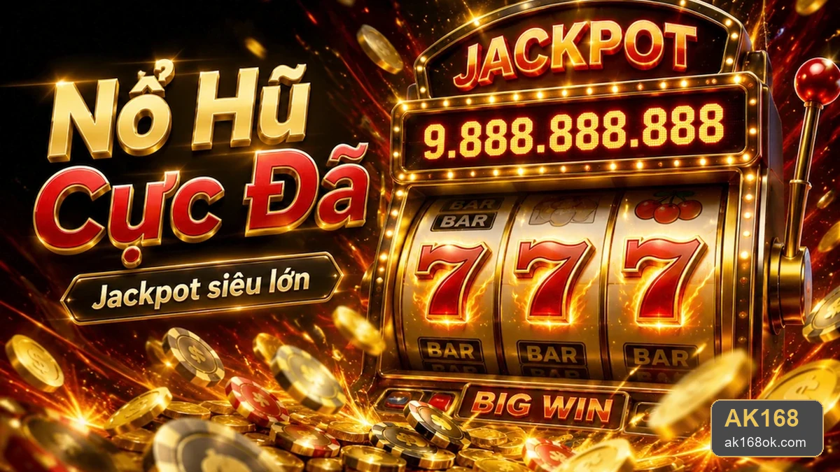 Nổ hũ, slot và jackpot trên AK168: xây ngân sách giải trí theo đúng loại trò chơi – ak168ok.com