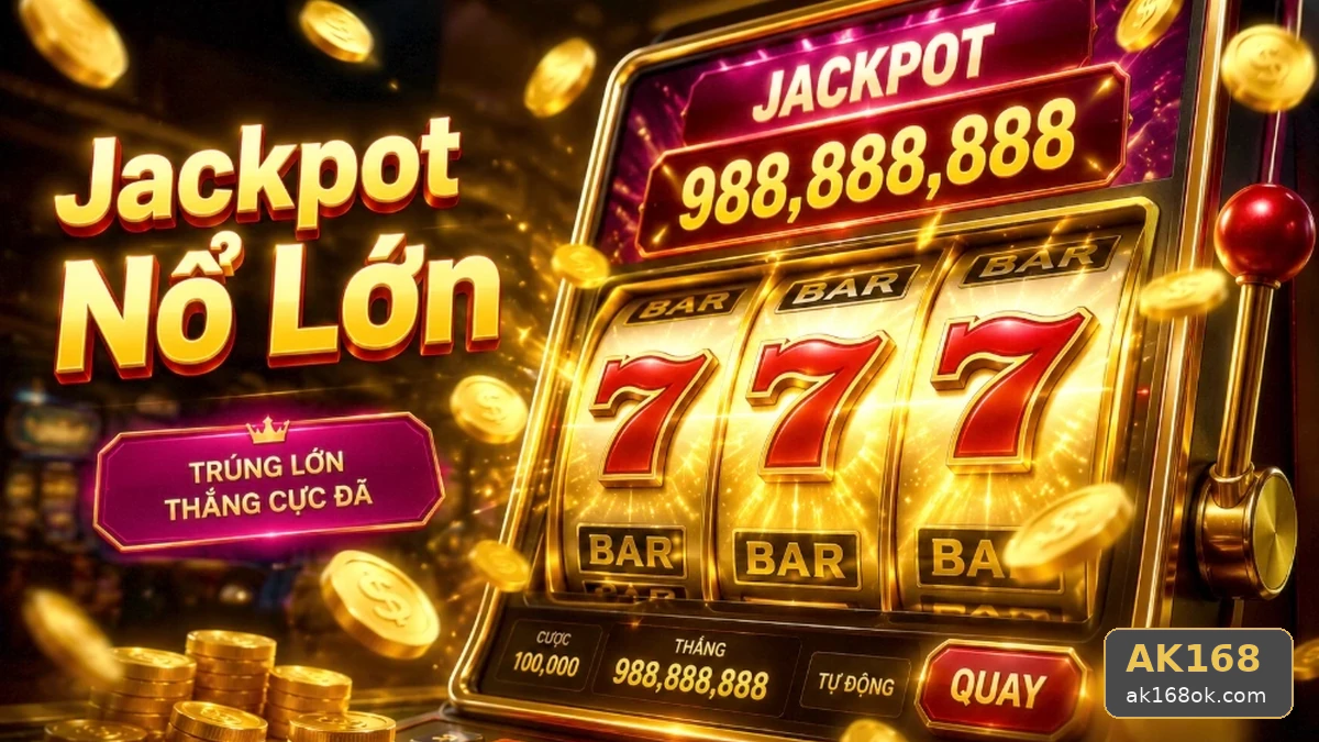 Nổ Hũ, Slot Và Jackpot Trên AK168: Hiểu Biến Động Kết Quả, Tính Ngẫu Nhiên Và Kỳ Vọng Thực Tế – ak168ok.com