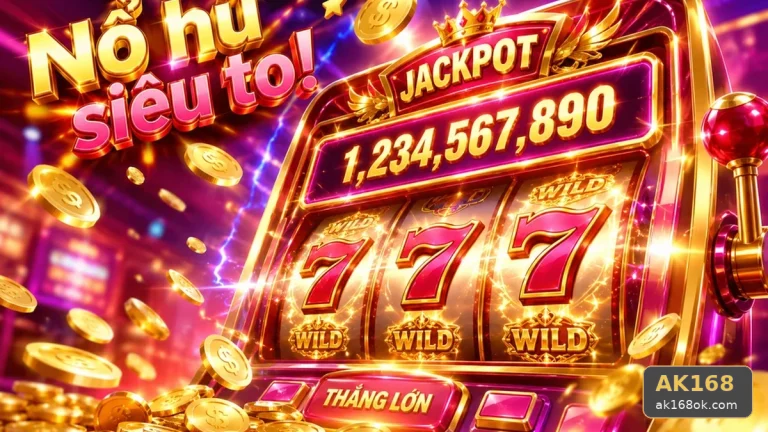 Phân Tích Cơ Chế Nổ Hũ, Slot Và Jackpot Qua Giao Diện AK168ok.com